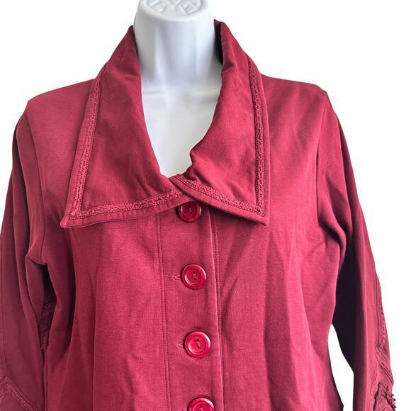 Soft Surroundings Rachel Boho Embroidered Jacket size M - Picture 5 of 10